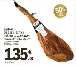 E.Leclerc "SÁNCHEZ ALCARAZ” Jamón de cebo ibérico oferta