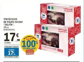 E.Leclerc "DELFIN" Tentáculos de pulpo cocido oferta
