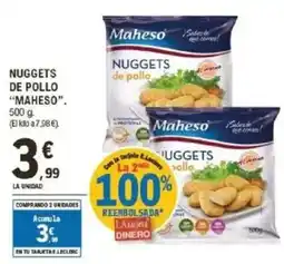 E.Leclerc MAHESO Nuggets de pollo oferta