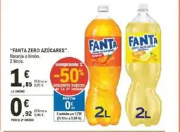 E.Leclerc FANTA Zero azúcares oferta