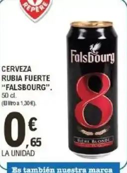 E.Leclerc "FALSBOURG" Cerveza rubia fuerte oferta