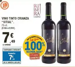 E.Leclerc "SITIAL" Vino tinto crianza oferta