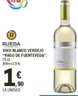 E.Leclerc "PAGO DE FUENTEVEGA" Vino blanco verdejo oferta