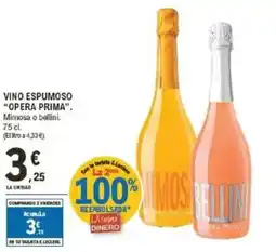 E.Leclerc "OPERA PRIMA" Vino espumoso oferta