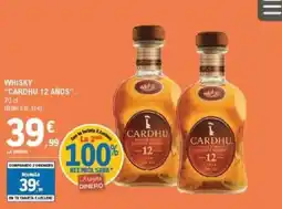 E.Leclerc "CARDHU 12 AÑOS" Whisky oferta