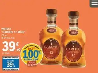 E.Leclerc "CARDHU 12 AÑOS" Whisky oferta