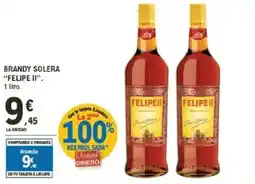 E.Leclerc "FELIPE II" Brandy solera oferta