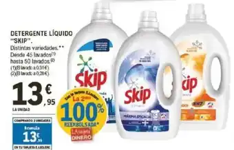 E.Leclerc SKIPP Detergente líquido oferta