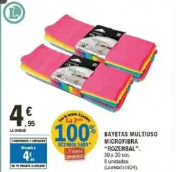 E.Leclerc ROZENBAL Bayetas multiuso microfibra oferta