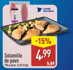 ALDI Solomillo de pavo oferta
