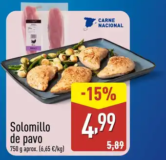 ALDI Solomillo de pavo oferta