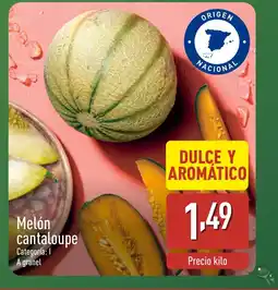 ALDI Melón cantaloupe oferta
