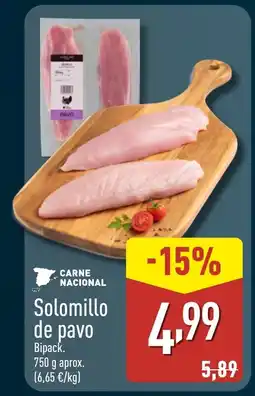 ALDI Solomillo de pavo oferta