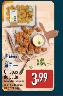 ALDI Chispas de pollo oferta