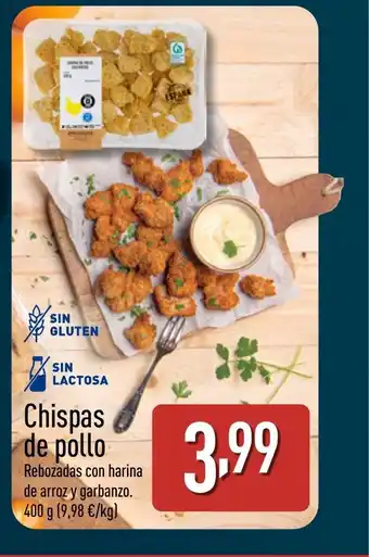 ALDI Chispas de pollo oferta