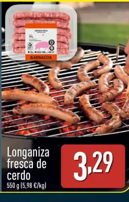 ALDI Longaniza fresca de cerdo oferta