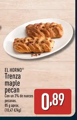 ALDI EL HORNO Trenza maple pecan oferta