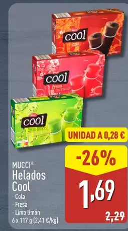 ALDI MUCCI Helados Cool oferta