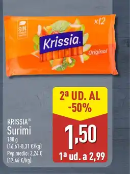 ALDI KRISSIA Surimi oferta