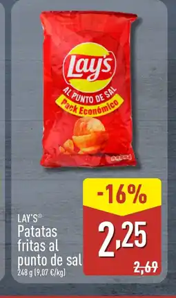 ALDI LAY'S Patatas fritas al punto de sal oferta