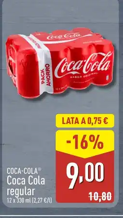 ALDI COCA-COLA regular oferta