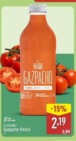 ALDI LA COCINA Gazpacho fresco oferta