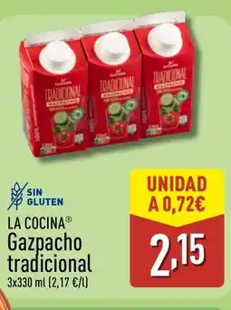 ALDI LA COCINA Gazpacho tradicional oferta