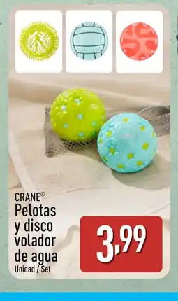 ALDI CRANE Pelotas y disco volador de agua oferta