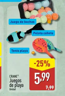 ALDI CRANE Juegos de playa oferta