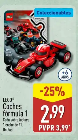 ALDI LEGO Coches fórmula 1 oferta