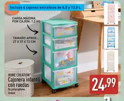 ALDI HOME CREATION Cajonera infantil con ruedas oferta