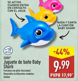 ALDI ZURU Juguete de baño Baby Shark oferta