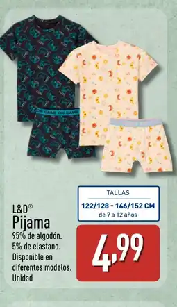 ALDI L&D Pijama oferta