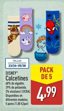 ALDI DISNEY Calcetines oferta