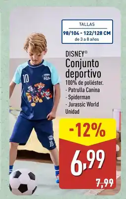 ALDI DISNEY Conjunto deportivo oferta