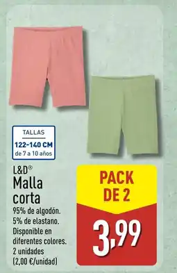 ALDI L&D Malla corta oferta