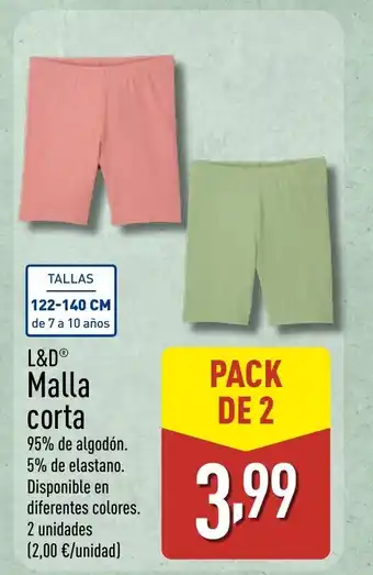 ALDI L&D Malla corta oferta