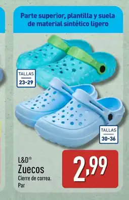 ALDI L&D Zuecos oferta