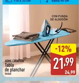 ALDI HOME CREATION Tabla de planchar oferta