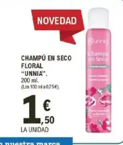 E.Leclerc IFA UNNIA Champú en seco floral oferta