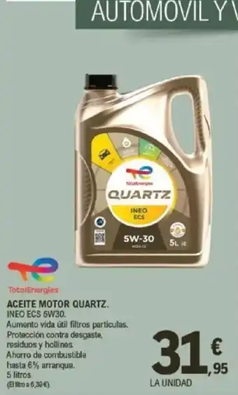 E.Leclerc Aceite motor quartz. ineo ecs 5w30. oferta