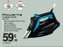 E.Leclerc ROWENTA Plancha vapor. oferta