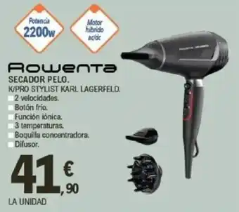 E.Leclerc ROWENTA Secador pelo. oferta