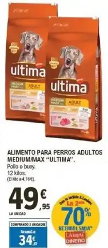 E.Leclerc ULTIMA Alimento para perros adultos medium/max oferta