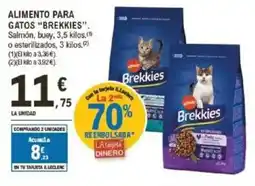 E.Leclerc "BREKKIES" Alimento para gatos oferta