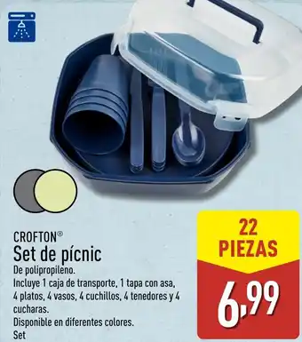 ALDI CROFTON Set de pícnic oferta
