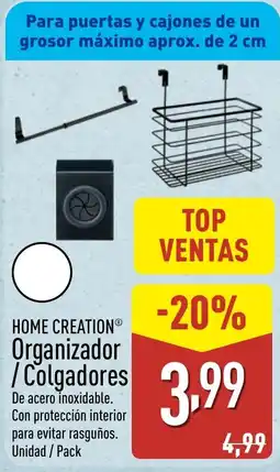 ALDI HOME CREATION Organizador Colgadores oferta