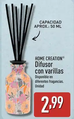 ALDI HOME CREATION Difusor con varillas oferta