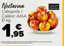 Supeco Nectarina oferta
