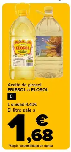 Supeco FRIESOL O ELOSOL Aceite de girasol oferta